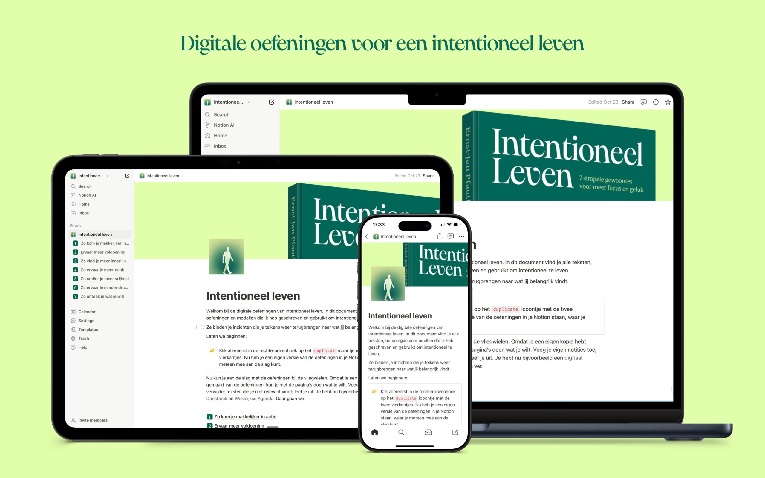 Digitale oefeningen voor een intentioneel leven